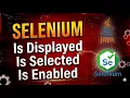 Selenium Tamil Tutorial isDisplayed isSelected isEnabled Methods Explained