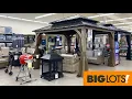 BIG LOTS GAZEBOS PERGOLAS PATIO FURNITURE SOFAS ARMCHAIRS SHOP WITH ME SHOPPING STORE WALK THROUGH