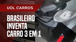 Agora a Nasa vem: brasileiro inventa Mercedes Veloster com frente de Civic