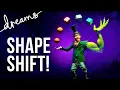 How to Animate Transformations in Dreams From Cube to Sphere to Werewolf