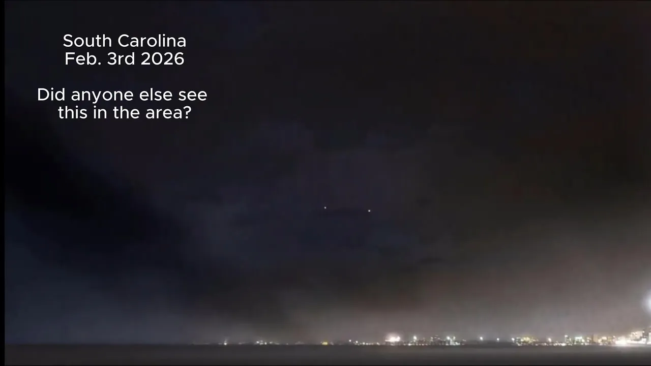 UAP Sighting In South Carolina Witness Captured Footage