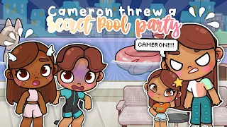 Download Cameron threw a secret pool party! 😰💧 || *with voice* 🔊 || avatar world 🌍 MP3