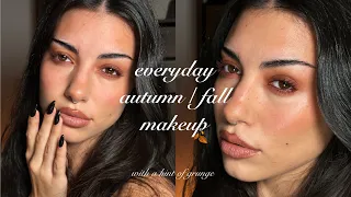 easy everyday autumn/fall makeup tutorial