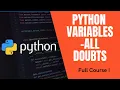 Python Variables - Assign Multiple Values Python Tutorial Full Course