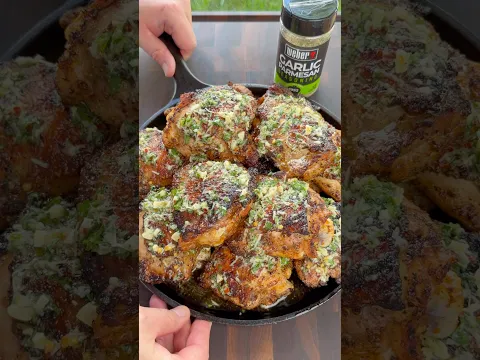 Garlic Parmesan Chicken Thighs