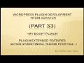 Wordpress Plugin Development tutorial from scratch Part 33 My Book Plugin Extended features demo