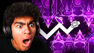 kingsammelot reacts to geometry dashs new hardest levels 