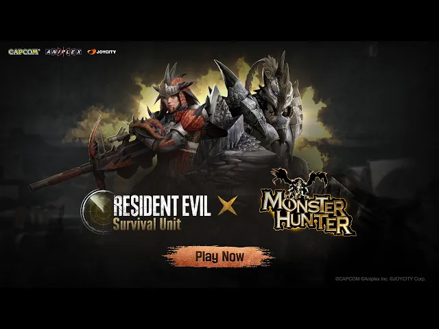 Resident Evil Survival Unit × Monster Hunter Collaboration Begins!