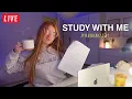 Lagu Study With Me LIVE | 25/8 Pomodoro | focus, cozy vibes \u0026 kletsen ✨