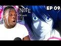 JE SUIS L LA PLUS GRANDE REVELATION ET PRISE DE RISQUE DE DEATH NOTE EPISODE 09 REACTION FR