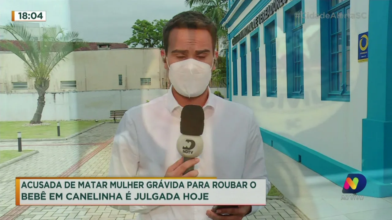 Acusada de matar mulher grávida para roubar o bebê em Canelinha é julgada nesta quarta-feira (22)