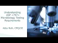 Understanding USP 797 Microbiology Testing Requirements