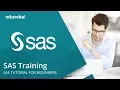 SAS Training SAS Tutorials For Beginners SAS Programming SAS Online Training Edureka