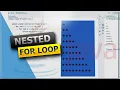 Java Tutorial 13 - Nested For Loop