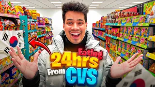 24 HRS VEGETARIAN CVS FOOD CHALLENGE IN KOREA