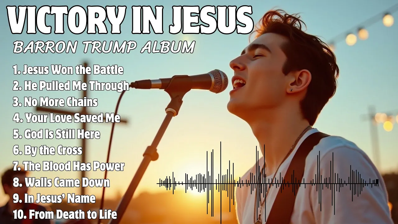 Victory in Jesus | Best worship songs 2025 | Album Barron Trump Singing Victory in Jesus | Best worship songs 2025 | Album Barron Trump Singing