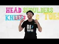 Head, Shoulders, Knees & Toes - Exercise Song For Kids with DJ Raphi