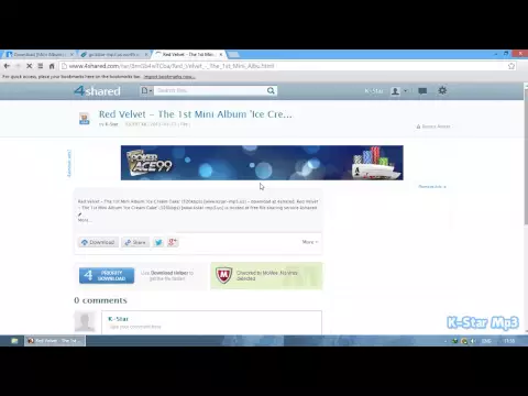 Download MP3 How to Download via 4Shared on K Star Mp3