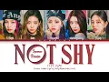 Download Lagu ITZY Not Shy (Japanese Ver.) Lyrics (Color Coded Lyrics)