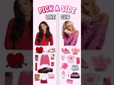 #sabrinacarpenter or #oliviarodrigo ?! ❤️💕 #red #pink #trending #trend #audio #dance #coachella