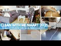 CLEAN WITH ME | Krijg motivatie om te schoonmaken | Maart 2021 | Schoonmaken \u0026 Opruimen