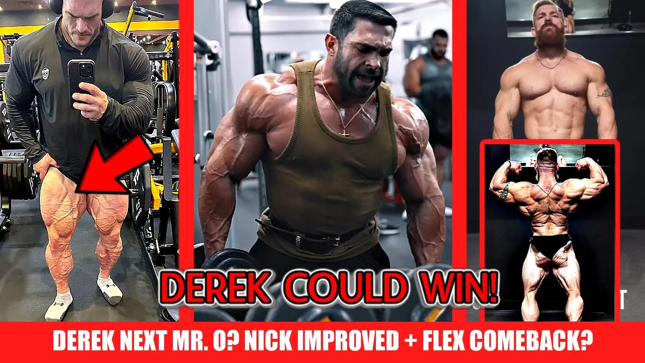 Derek Lunsford Could REALLY Win This Olympia + Nick Walker Improved + Flex Lewis Physique Update