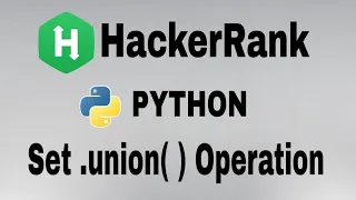 Set union Operation Hackerrank Python Solution English Explanation