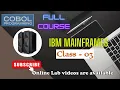 IBM MAINFRAMES FULL COURSE CLASS 03