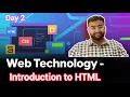 Day 02 HTML Basics Explained Introduction Tags Structure Versions