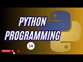 Python programming - Datatypes Part 3 Tuples