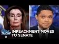 Download Nancy Pelosi’s Impeachment Procession & Lev Parnas’s Paper Trail | The Daily Show mp4 3gp mp3 videos - waplic