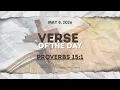 Verse of the Day Proverbs 15 1 May 8 2026