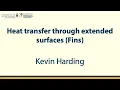 Heat transfer through extended surfaces Lecture
