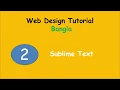 Website Design Bangla Tutorial for Beginners part 2 Sublime Text