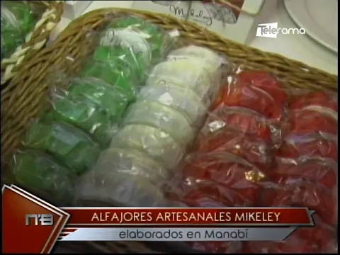 Alfajores artesanales Mikeley elaborados en Manabí