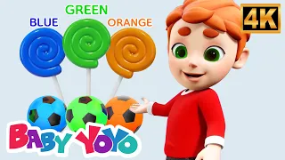 Soccer Candy | Fun Football Cartoon for Kids | Kids Songs & Learn Colors