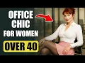 Lagu Rijpe vrouwen boven de 40 in korte jurken en rokken | ELEGANTE kantoorstijl