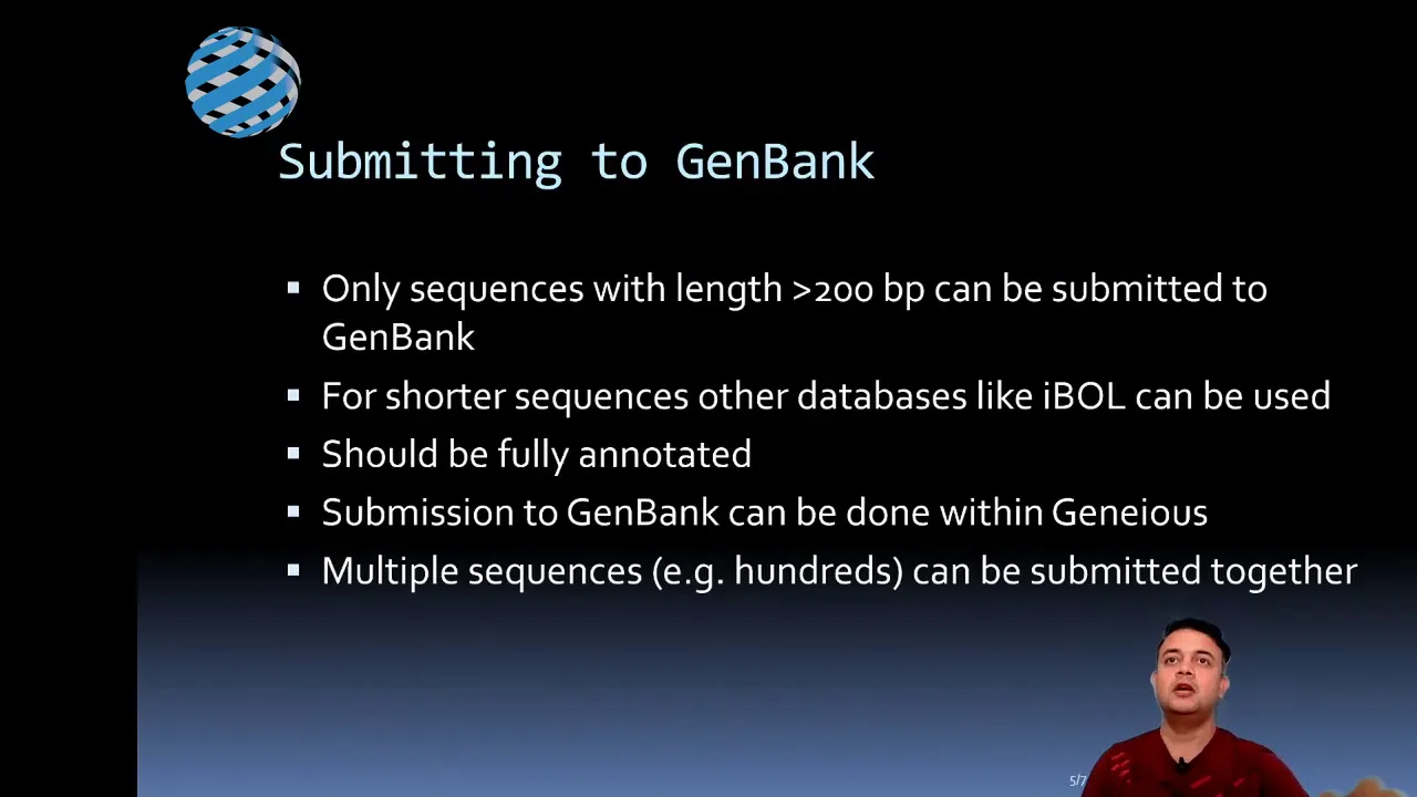 Annotation and Genbank submission