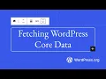 Fetching WordPress Data
