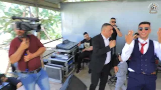 استقبال مميز زفة العريس خالد فريد حج اسعد جماعين مع الفنان احمد الكيلاني 