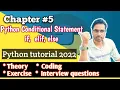 Chapter 5 - Conditional statement in python
