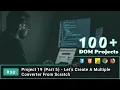 30 Project 19 Part 5 - Let s Create A Multiple Converter From Scratch JS DOM Project