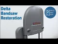 Vintage Bandsaw Restoration 1953 Delta Homecraft 28-110