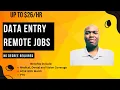 Remote Data Entry Work From Home Degree Work To 26 An Hour