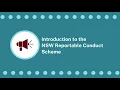 Introduction to the NSW Reportable Conduct Scheme