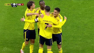 ملخص مباراة النصر       الحزم   دوري روشن السعودي       الجولة                                  دندنها