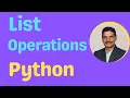 List Operations in Python