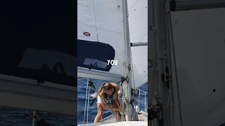 My ode to the sails on our boat ⛵️#sailing #shorts