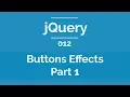 Arabic jQuery Practical Course - Buttons With Effects Part 1