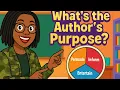 Author s Purpose Explained P I E with Teacher T Persuade Inform Entertain